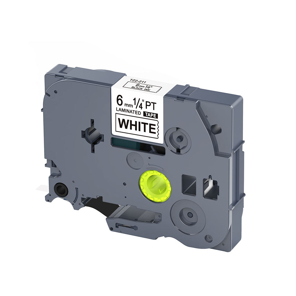 Compatible 1 Inch Label Tape Replacement for Brother TZe-251 TZ251  6mm tz Label tape cassette